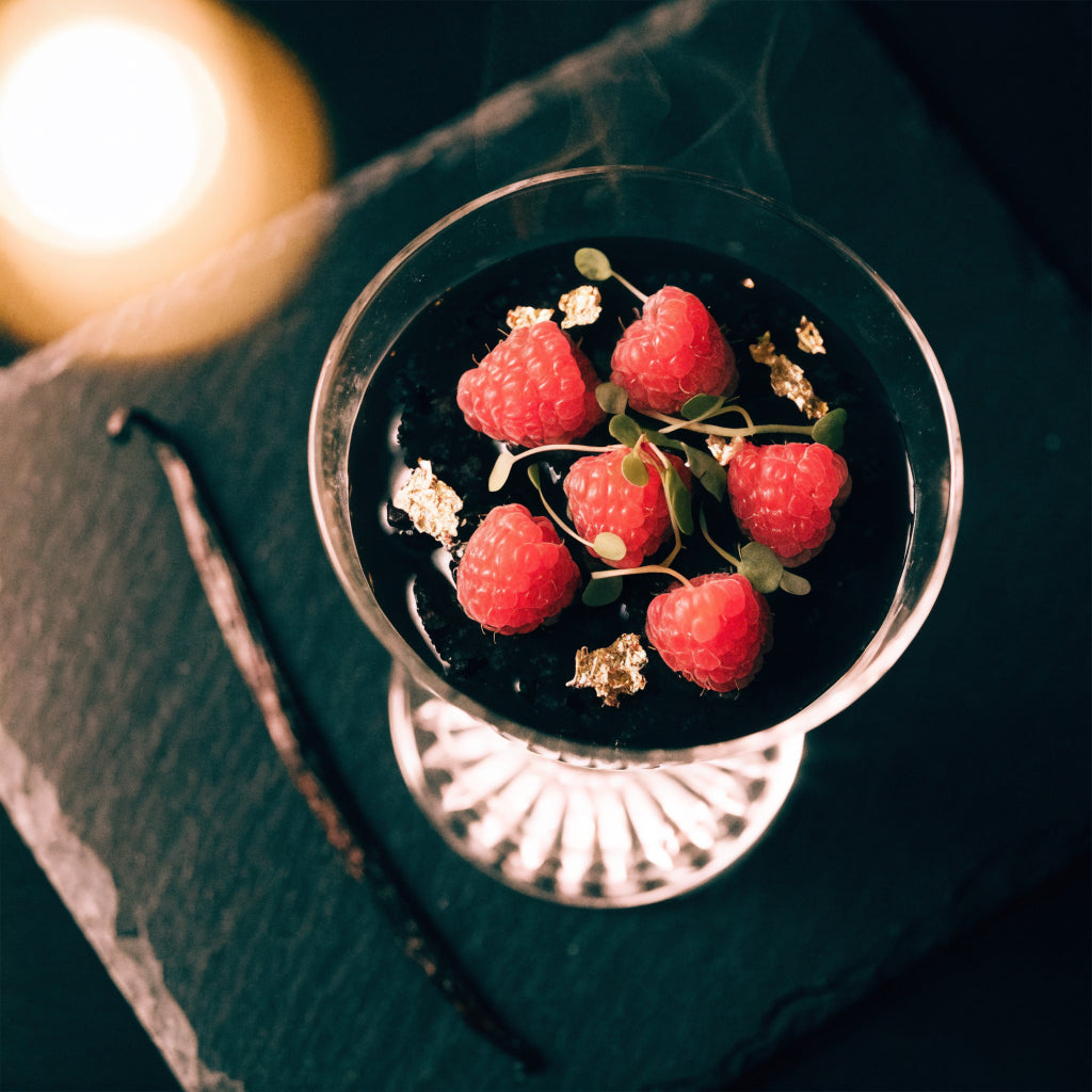 Black Rice Pudding with Vanilla Bean