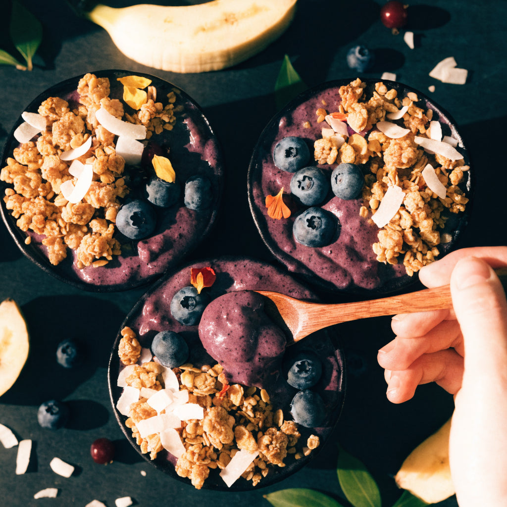 Black Rice Smoothie Bowl