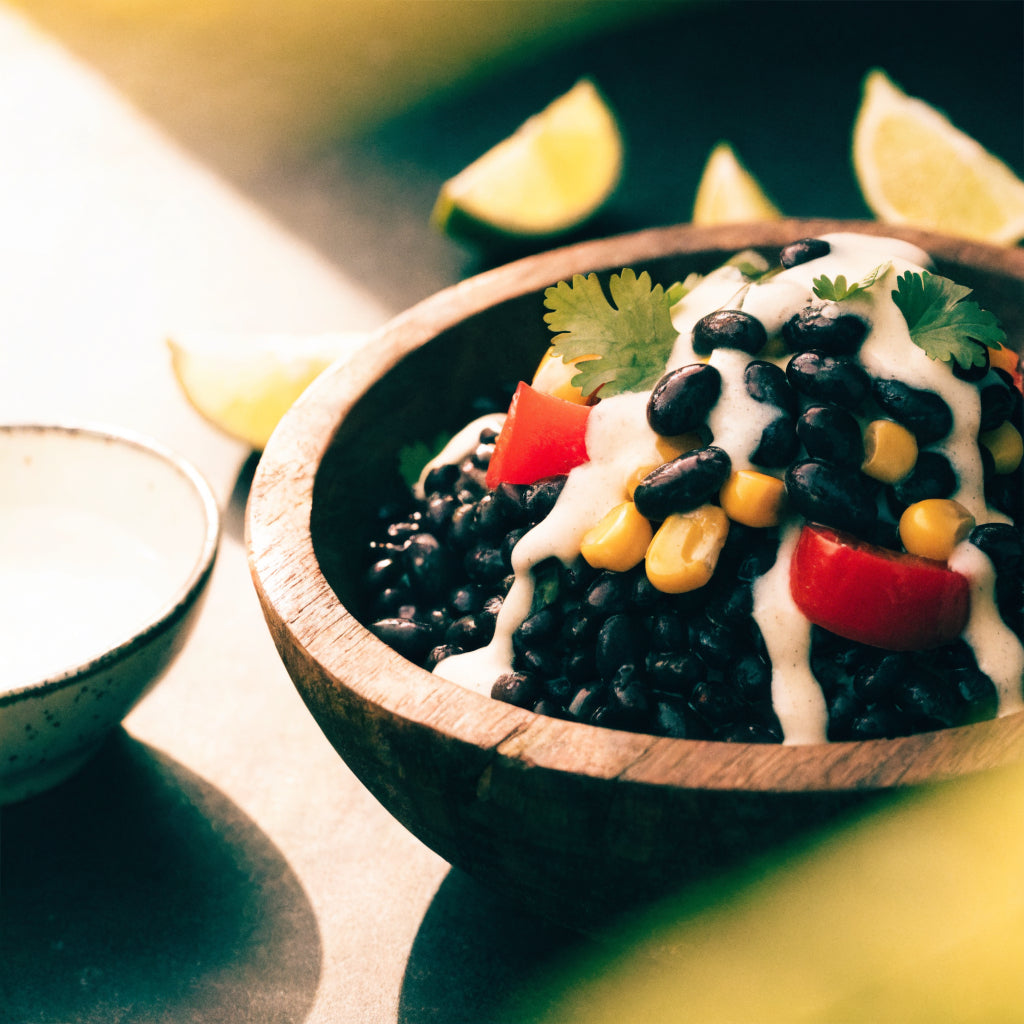 Black Rice and Black Bean Burrito Bowl