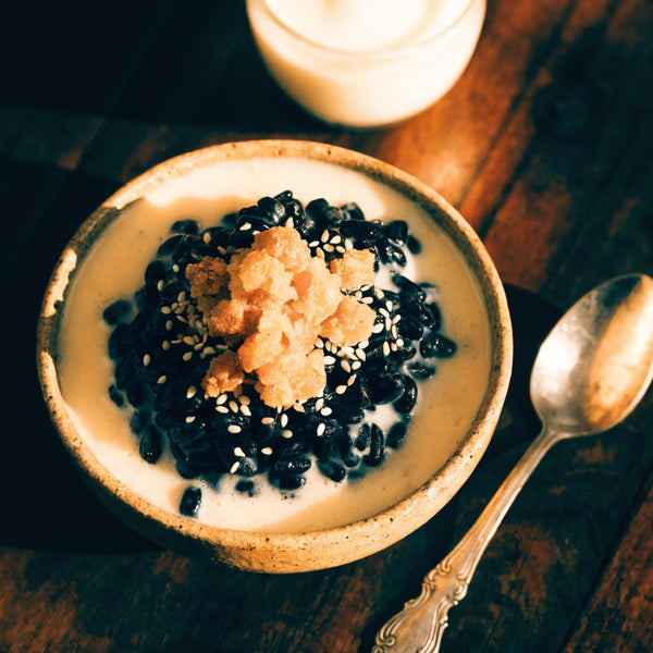 Black Rice with Coconut Milk and Latik
