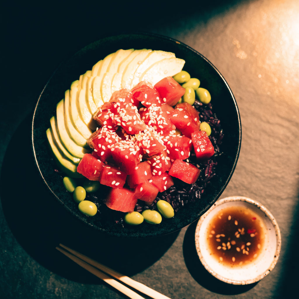 Black Rice Poke Bowl