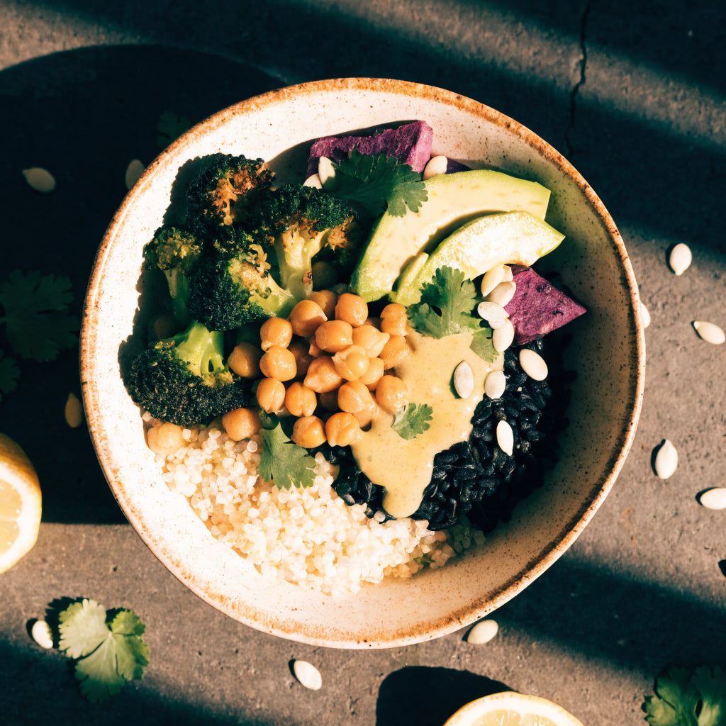 Black Rice and Quinoa Power Bowl