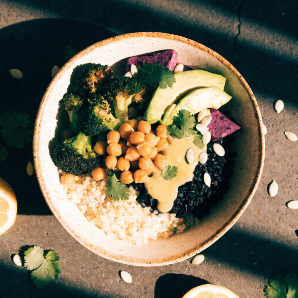 Black Rice and Quinoa Power Bowl