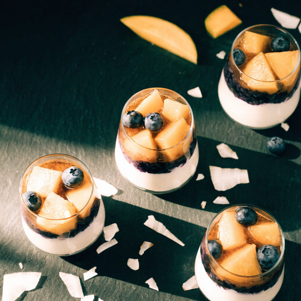 Black Rice Taho Parfait