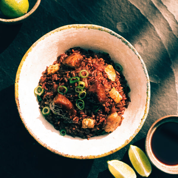 Red Rice Adobo Fried Rice