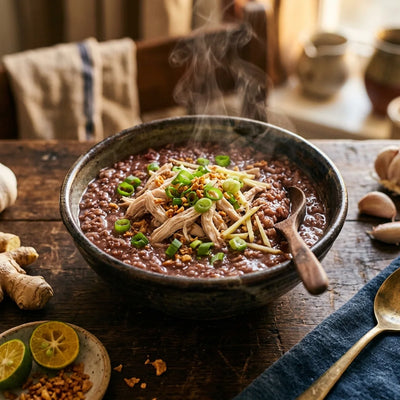 Red Rice Arroz Caldo — Agriko red rice recipe