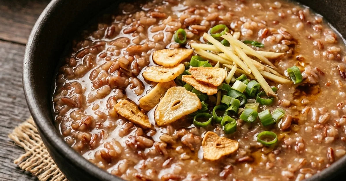 Red Rice Lugaw: A Healthier Filipino Comfort Food | Agriko