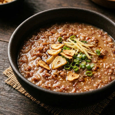Red Rice Lugaw — Agriko red rice recipe