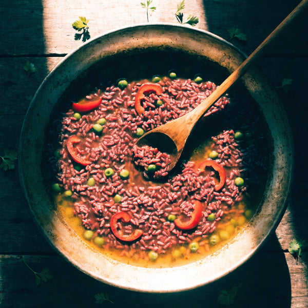 Red Rice Paella