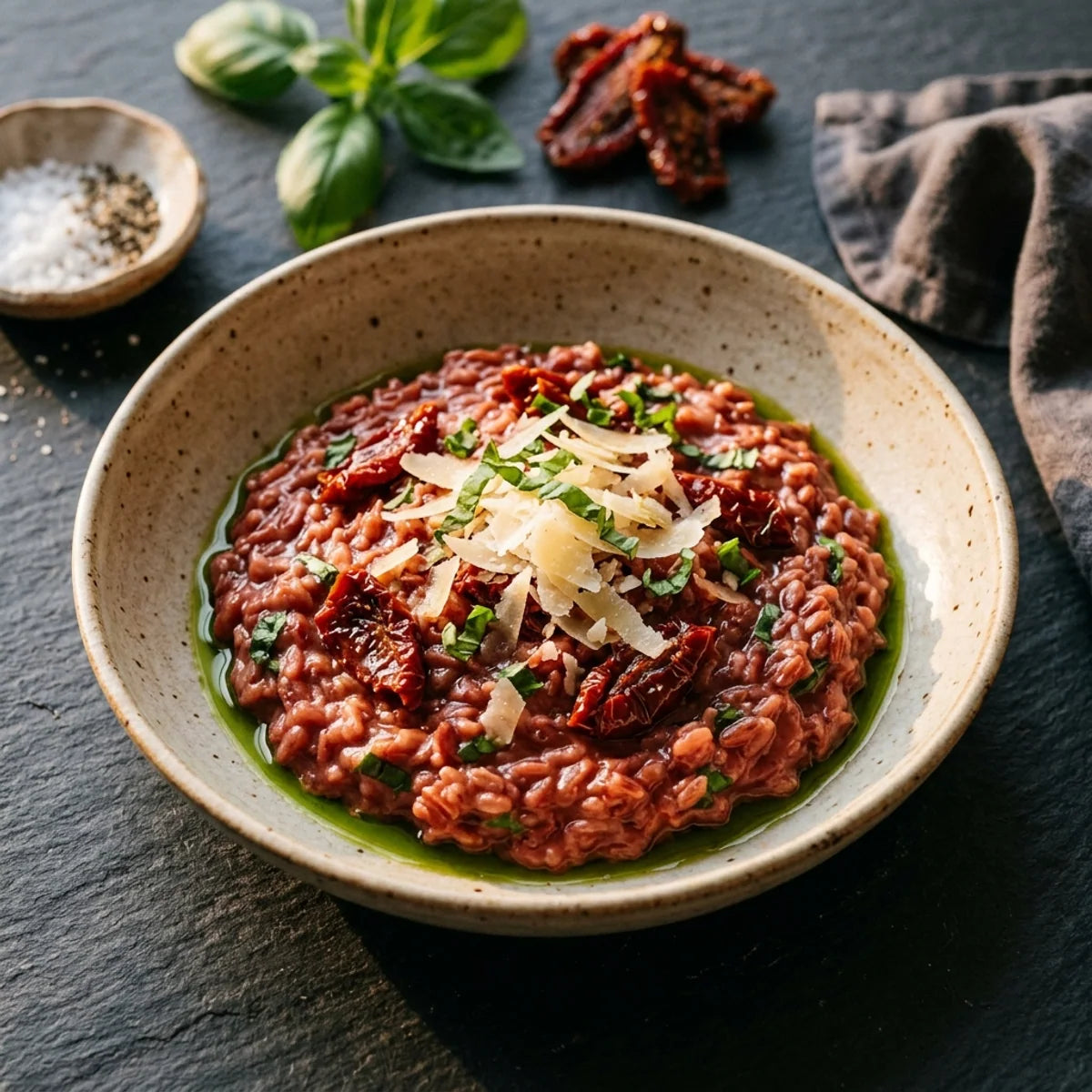 Red Rissotto Red Rice Risotto with Sun-Dried Tomato Recipe | Agriko