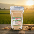 Package of Salabat ginger tea with a scenic background