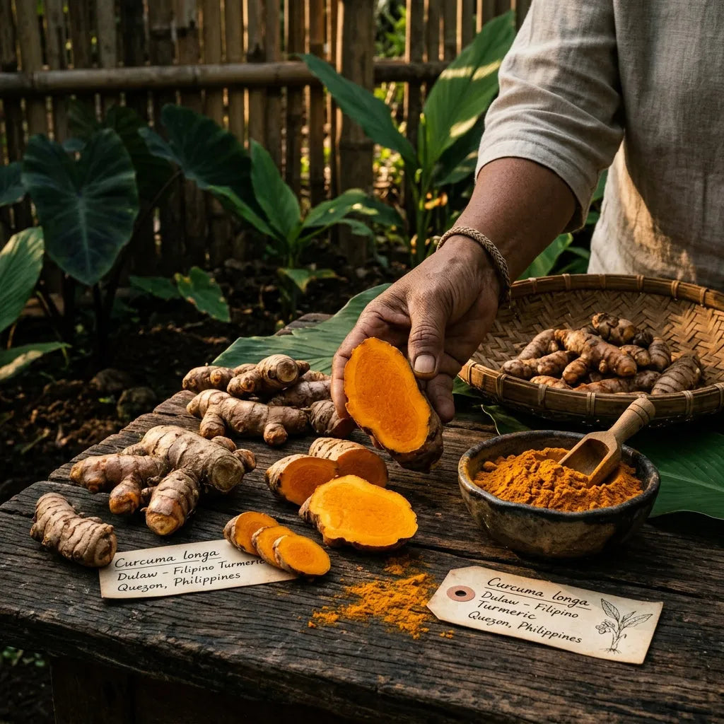 Filipino herbal remedies turmeric still