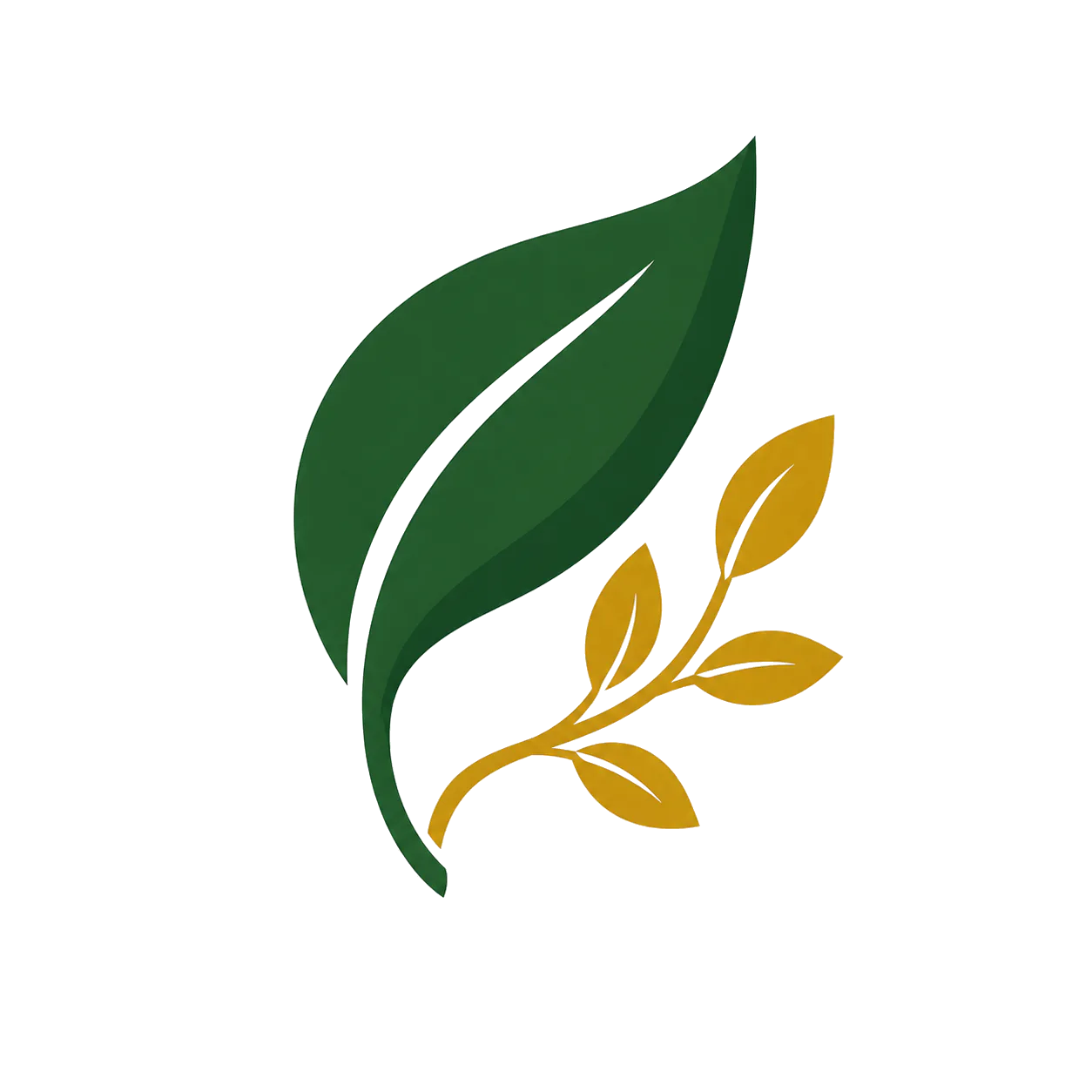 Organic leaf icon